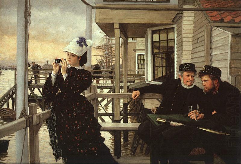 James Tissot The Captain's Daughter china oil painting image